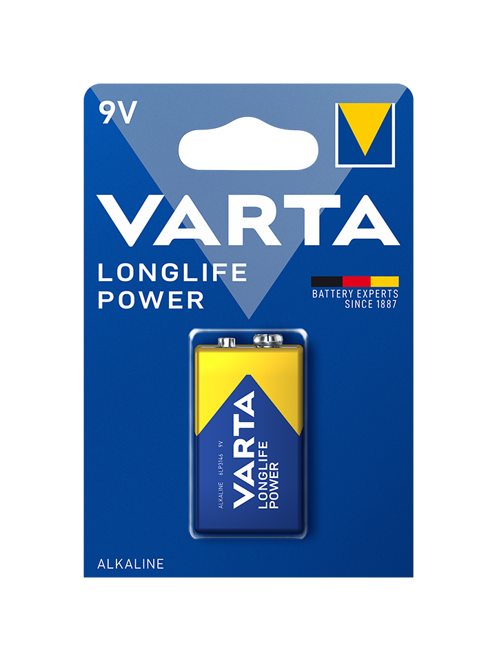 VARTA - Alkaline - Longlife Power - 9V