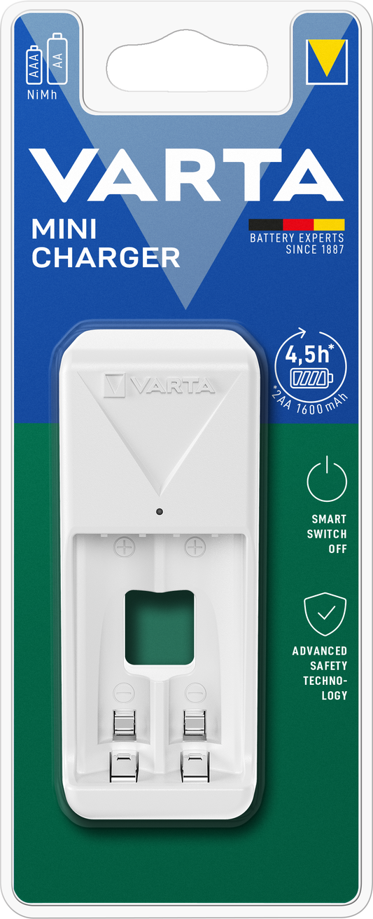 VARTA - Mini Charger +2 AA 2100