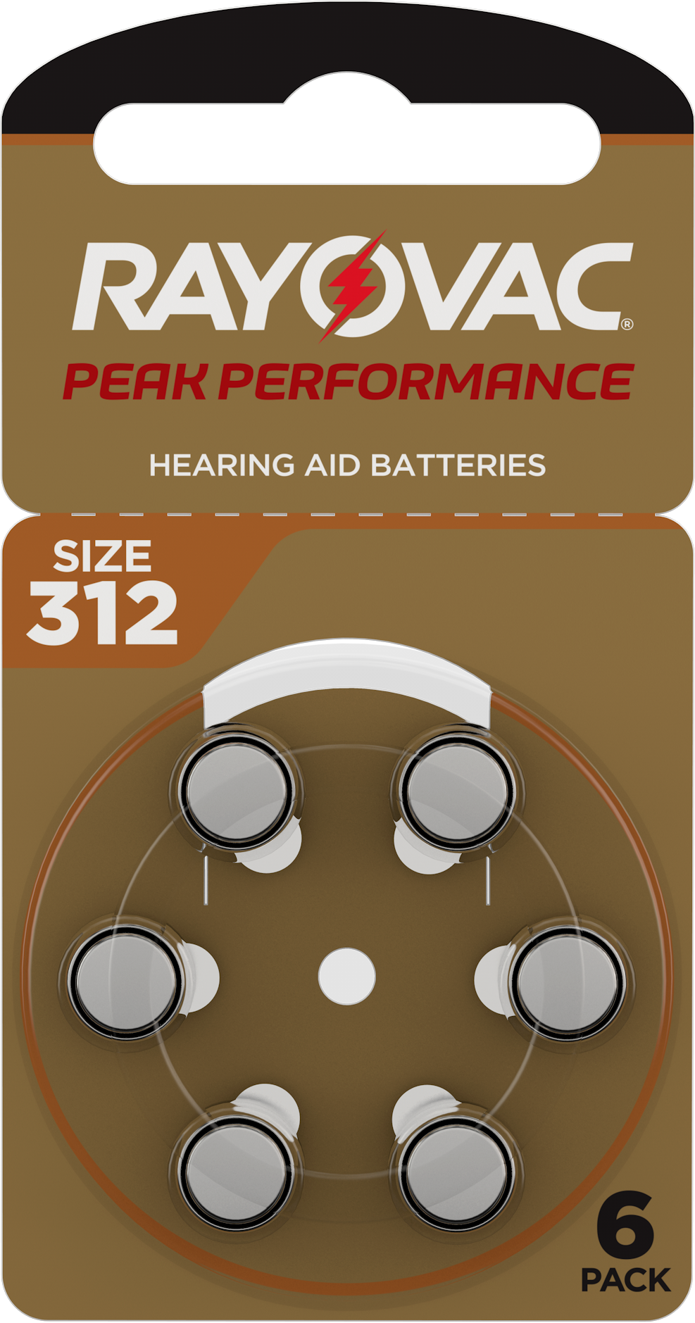 RAYOVAC - Hearing Aid Batteries - Size 312