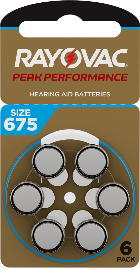 RAYOVAC - Hearing Aid Batteries - Size 675