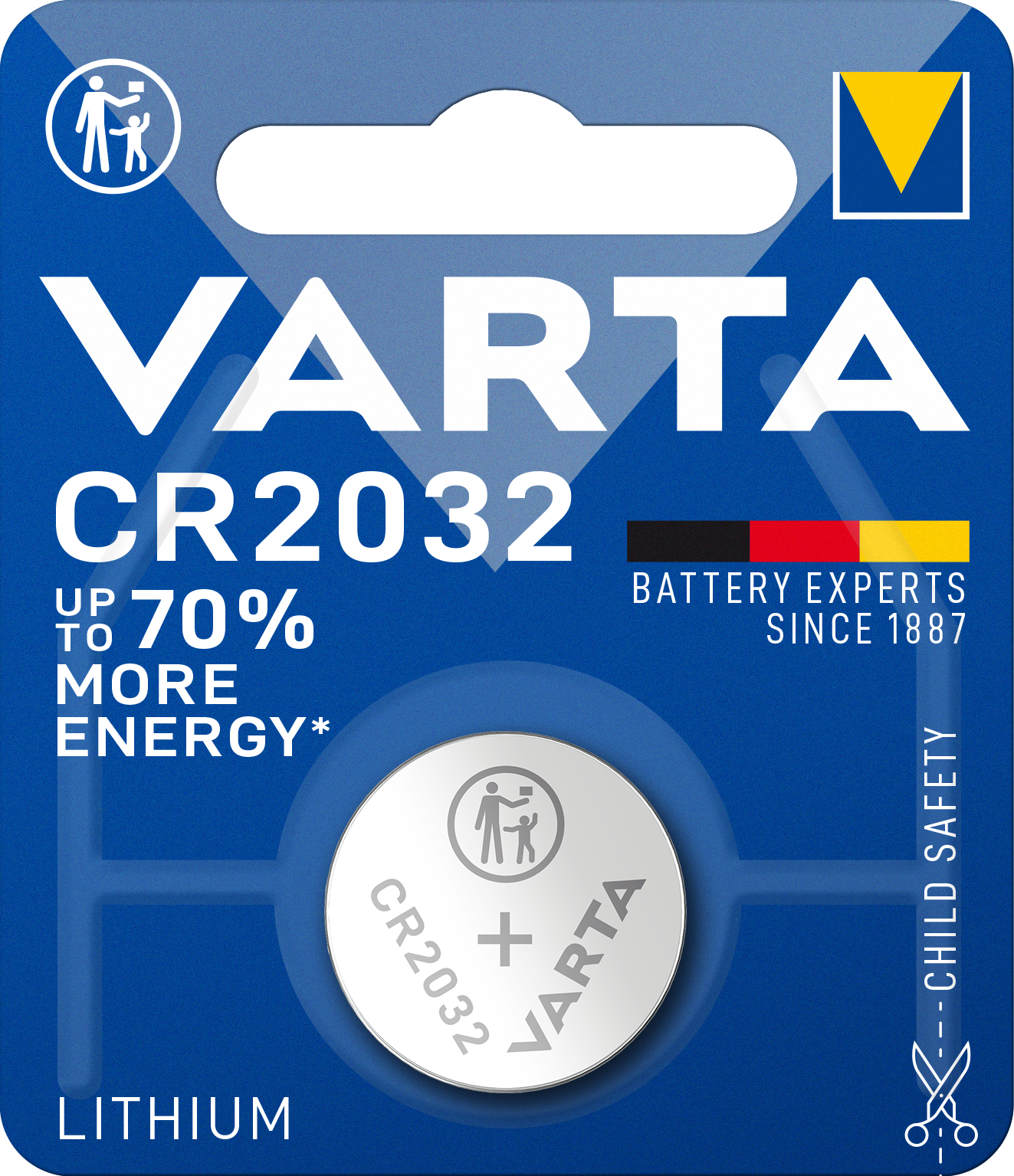 Buy wholesale VARTA - CR2032 LITHIUM BATTERIES - BLISTER x 5