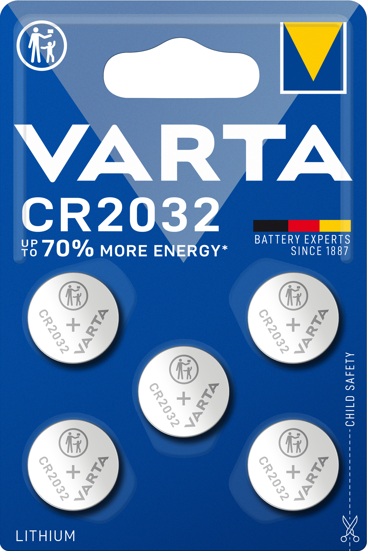 VARTA - Lithium - 2032 Pack of 5
