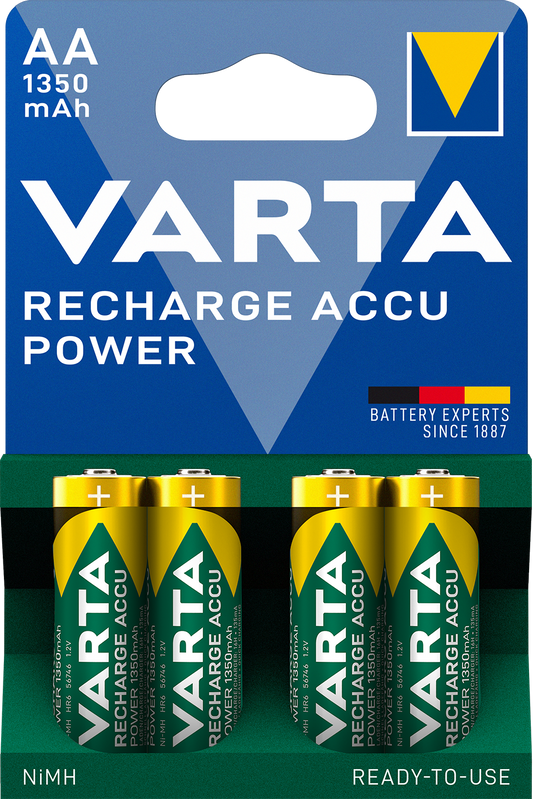 Varta - Rechargeable - 4AA 1350 mAh