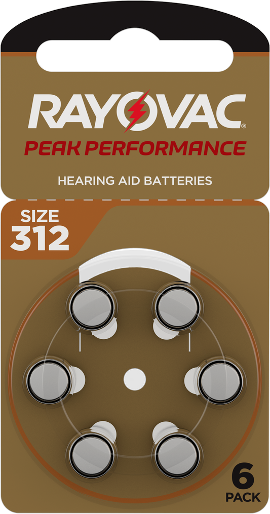 RAYOVAC - Hearing Aid Batteries - Size 312